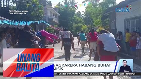 9 na pares, nagkarera habang buhat ni mister si misis .